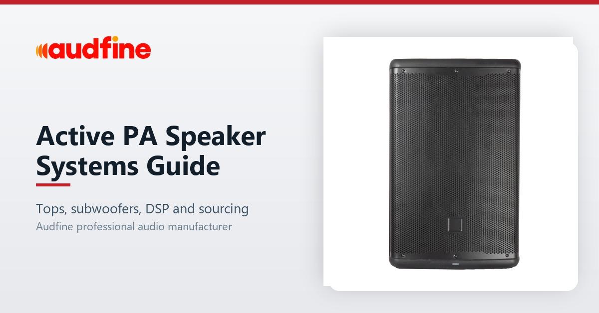 Active PA Speaker Systems: A Complete Guide for B2B Buyers