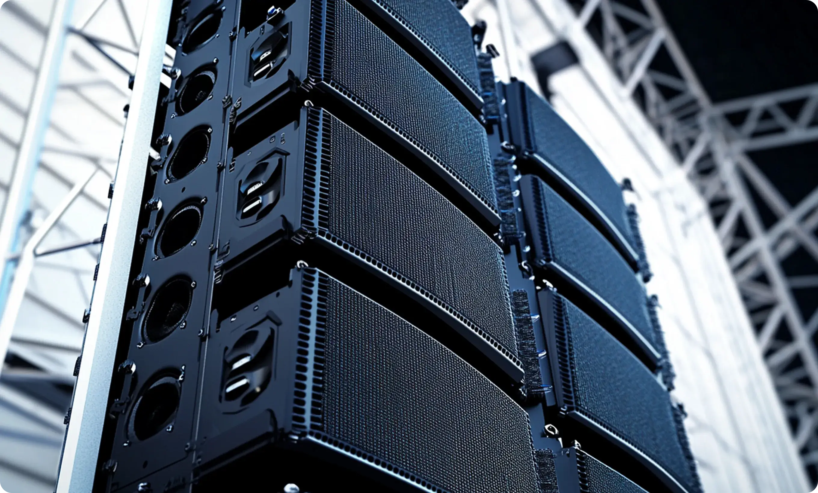 Construcción del sistema de sonido del lugar